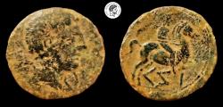 Ancient Coins - Kese (Tarraco). 2nd Century BC. AE. aVF. Brown Patina.