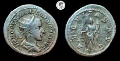 Ancient Coins - Gordian III AR Antoninianus. Rome mint, AD 240. VF.