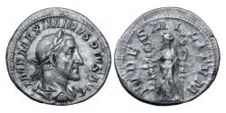 Ancient Coins - Maximinus I AR Denarius. Rome, AD 235-236.