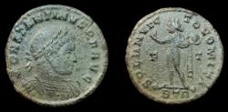 Ancient Coins - Constantine I. BI Nummus. Treveri mint, AD 316. Very Fine.