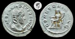 Ancient Coins - Otacilia Severa. Augusta, AR Antoninianus. Rome mint. 244-249 AD. aFV.