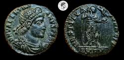 Ancient Coins - Valentinian I AE3. Sirmium mint. 364-367 AD. aEF.