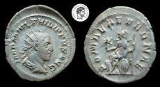 Ancient Coins - Philip I. A.D. 244-249. AR antoninianus. Rome mint. aEF.