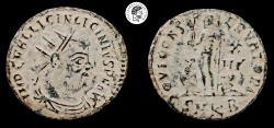Ancient Coins - Licinius I. AE Follis. 308-324 AD. Cyzicus mint. Deposits. Very Fine.