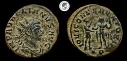 Ancient Coins - Aurelian BI Antoninianus. Siscia mint, 271 AD. Very Fine.