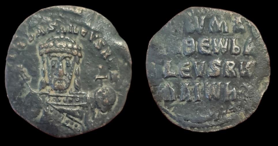 Ancient Coins - Romanus I Lecapenus Æ Nummus. 3.71g, 24mm. 920-944 AD.