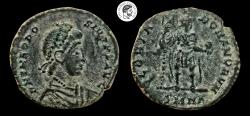 Ancient Coins - Theodosius I Æ Nummus. Nicomedia mint, 392-394 AD. Very Fine.