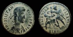 Ancient Coins - Constantius II AE follis. 351-355 AD. Very Fine.