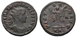 Ancient Coins - Julian of Pannonia, Usurper, 284-285AD. Antoninianus. Very Rare.