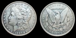 Us Coins - USA 1 dollar Morgan Dollar 1887 VF