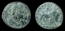 Ancient Coins - Julian II BI. Antioch mint, AD 361-363. Fine.