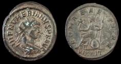 Ancient Coins - Numerian. AE Antoninianus. Ticinum mint, 283-284 AD. Very Fine.