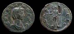Ancient Coins - Severina, wife of Aurelian, 270-275 AD, AE. Rome Mint. Very Fine. Beautiful details. Better on hand.