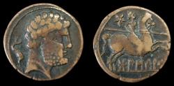Ancient Coins - SPAIN, Bolskan (Osca). Circa 150-100 BC. AE. Very Fine.