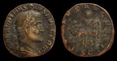 Ancient Coins - Maximinus I Thrax AE. Rome Mint. aVF.
