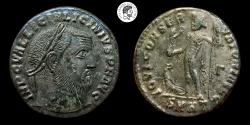 Ancient Coins - Licinius I. AE Follis. Heraclea mint. 308-324 AD. Fully silvered. Very Fine.