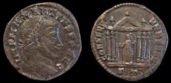 Ancient Coins - Maxentius AE Reduced Follis. Ticinum mint. 306 - 312 AD. VF.