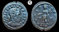 Ancient Coins - Licinius I BI Nummus. Treveri mint, 316 AD. aEF. Nice Details.