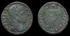 Ancient Coins - Constantine AE follis. 307-337 AD. Siscia mint. Very Fine & Scarce!