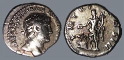 Ancient Coins - Hadrian AR Denarius, 117-138 AD