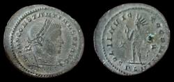 Ancient Coins - Constantine I 'the Great' BI Nummus. London mint, AD 310. SOLI INVICTO. Very Fine.