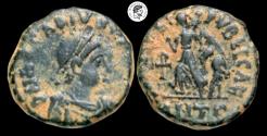 Ancient Coins - Arcadius. A.D. 383-408. AE 13 (AE4). VF.