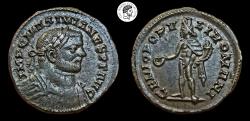 Ancient Coins - MAXIMIANUS. First reign, 286-305 AD. Æ Follis. London mint. Brown patina. EF.