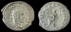 Ancient Coins - PHILIP I the Arab AR Antoninianus. Rome mint. 247 AD. VF.