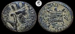 Ancient Coins - Seleucis and Pieria. AE 19. CE 126 = 77/8 AD. Antioch mint. Times of Vespasian. Fine.