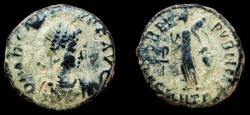 Ancient Coins - Arcadius. AE4 383-392 AD. Antioch mint. off. 3. Very Fine.