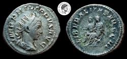 Ancient Coins - Philip II AR Antoninianus. Rome mint, AD 247-249. aFV.