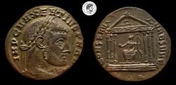 Ancient Coins - Maxentius. AE Follis. Rome mint. 307-312 AD. Mint mark weakly struck, otherwise, VF.