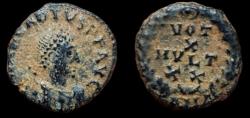 Ancient Coins - Arcadius. AE4 Struck 406-8 AD. Antioch mint. off. 4. Very Fine.