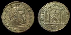 Ancient Coins - Maxentius (306-312 AD.) - BI Follis. Rome mint. VF.