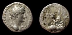 Ancient Coins - Hadrian (117-138). Cappadocia, Caesarea-Eusebia. AR Hemidrachm. aVF.