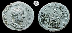 Ancient Coins - Gordian III AR Antoninianus. Rome mint, 240 AD. VF.