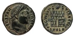 Ancient Coins - Constantine, AE follis, Alexandria mint. Struck AD 325-326.