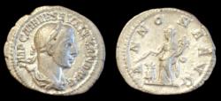 Ancient Coins - Severus Alexander AD 217-235 AR Denarius. aEF.