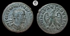 Ancient Coins - Trebonianus Gallus, 250-251 AD. Bl. Tetradrachm of Antioch, Syria. VF.