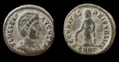 Ancient Coins - Helena AE Follis, Mother of Constantine the Great. Circa 327-328 AD