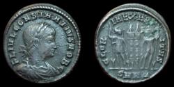 Ancient Coins - Constantius II AE follis. Nicomedia mint. 17mm,  2.59g. 337-361 AD. Very Fine.