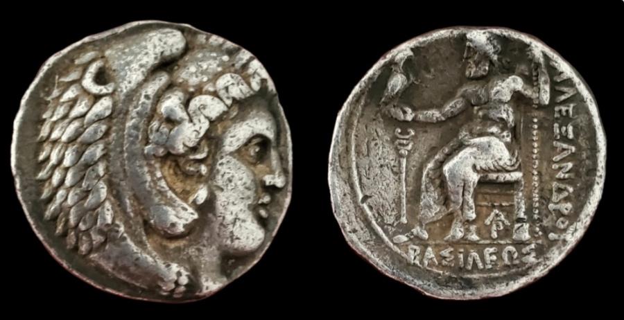 ALEXANDER III, The Great. (336-323 BC) Tetradrachm, 17.13g. Arados