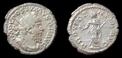 Ancient Coins - Postumus AE Antoninianus. 265-268 AD. Lyons mint. VF.