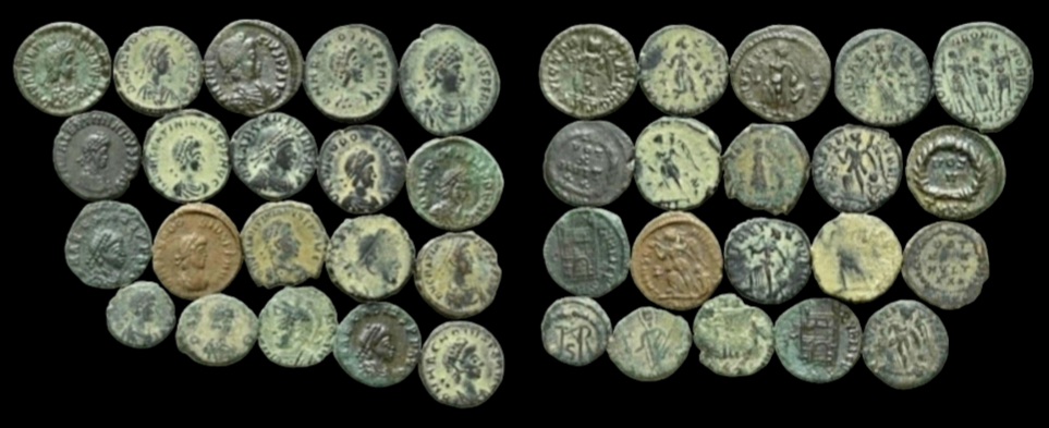 Lot of 20 Roman Imperial Æ Coins. Check it out! Sold as is. Fine to VF.