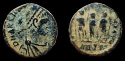 Ancient Coins - Arcadius AE4 Nummus, Antioch mint. off 3 or 4. Struck 406-8 AD. Very Fine.