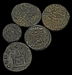 Lot of 5 Roman Coins. Check it out! Sold as is. Fine to Very Fine.