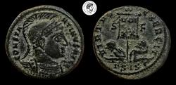 Ancient Coins - CONSTANTINE I THE GREAT. AE Follis. 307/310-337 AD. Siscia mint. VF.
