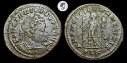 Ancient Coins - Constantine I 'The Great'. AE Follis. 307-337 AD. Londinum mint. Brown patina. Very Fine.