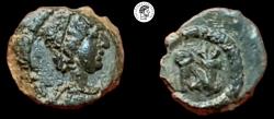 Ancient Coins - Anastasius I Æ Nummus. Constantinople mint, 491-498 AD. aEF. Nice green patina.