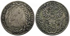 Ancient Coins - Maria Theresia AD 1740-1780 AR Kruezer 1779 ad